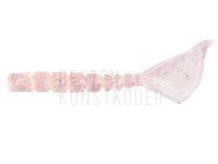 Gummifishe Mustad AJI Worm Hila-Hila 1.7" 4.3cm - UV Red Krill Glitter BESTEN KUNSTKODER Angelshop
