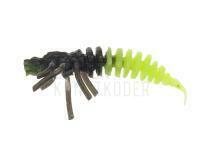 Gummifische Qubi Lures BigFatBug 5cm 1g - Black-Seledyn BESTEN KUNSTKODER Angelshop