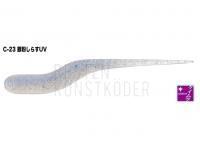 Gummiköder Tict Gyopin 1.7 inch - C-23 Silver Powder Shirasu UV BESTEN KUNSTKODER Angelshop