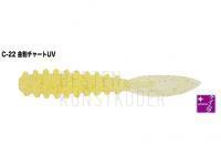 Gummifische Tict Metabo Brilliant 1.5" - C-22 BESTEN KUNSTKODER Angelshop