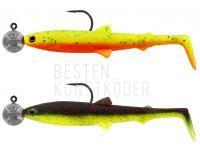 Gummifishe Westin BullTeez 9.5cm R 'N R 7g #4/0 2pcs - Dark Water Mix 6 BESTEN KUNSTKODER Angelshop