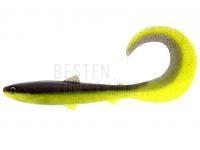 Gummifische Westin BullTeez Curltail 8cm 3g - Black/Chartreuse BESTEN KUNSTKODER Angelshop