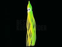 Köder Dega Octopus 5pcs. 12cm - Green/Yellow BESTEN KUNSTKODER Angelshop