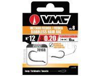 VMC Leaders Fluorocarbon Method Feeder Barbless Hair Rig 7016B loop BESTEN KUNSTKODER Angelshop