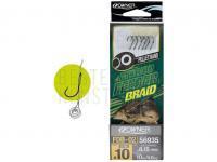 Leaders Owner Method Feeder Braid with Pellet Band FDB-02 10cm #10 0.15mm 10lb 4.6kg 6pcs BESTEN KUNSTKODER Angelshop
