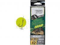 Leaders Owner Method Feeder Braid with Quick stop FDB-03 10cm #12 0.12mm 8lb 3.6kg 6pcs BESTEN KUNSTKODER Angelshop