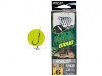 Leaders Owner Method Feeder Braid with Quick stop FDB-03 10cm #6 0.18mm 15lb 6.8kg 6pcs BESTEN KUNSTKODER Angelshop