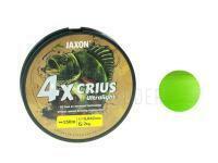 Geflechtschnur Jaxon Crius 4X Ultralight Flash Green 150m - 0.061mm BESTEN KUNSTKODER Angelshop