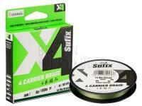 Geflechtschnur Sufix X4 Carrier Braid 200m Lo Vis Green - 0.104mm BESTEN KUNSTKODER Angelshop