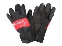 Dragon Neoprene gloves with non-slip material BESTEN KUNSTKODER Angelshop