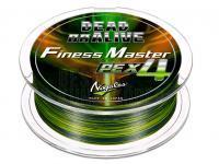 Geflochtene Schnüre Varivas Nogales Dead or Alive Finesse Master PE X4 Dark Green + Motion Green 150ｍ #0.4 9.5lb