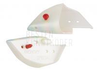 Rhys Davis Teaser Cut Bait Head - Glow Pearl BESTEN KUNSTKODER Angelshop