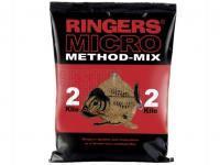 Grundfutter Ringers Micro Method Mix 2kg BESTEN KUNSTKODER Angelshop