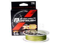 YGK Geflochtene Schnüre BornRush X8 PE 200m 0.6 15lb BESTEN KUNSTKODER Angelshop