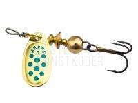 Spinner Mepps Comet Decorees #4 9g - Gold/Blue Dots BESTEN KUNSTKODER Angelshop