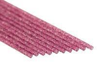 Tuben Outer Tubes 3mm XT30 - Clear + Pink Silver Glitter BESTEN KUNSTKODER Angelshop
