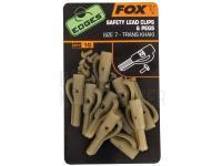 Safety Lead Clip & Pegs BESTEN KUNSTKODER Angelshop