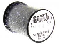 Semperfli Straggle String Micro Chenille 6m / 6.5 yards (approx) - SF0400 Pale Gray BESTEN KUNSTKODER Angelshop