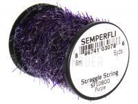 Semperfli Straggle String Micro Chenille 6m / 6.5 yards (approx) - SF10800 Purple BESTEN KUNSTKODER Angelshop