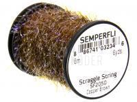 Semperfli Straggle String Micro Chenille 6m / 6.5 yards (approx) - SF2050 Copper Brown BESTEN KUNSTKODER Angelshop