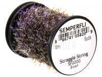 Semperfli Straggle String Micro Chenille 6m / 6.5 yards (approx) - SF2200 Brown BESTEN KUNSTKODER Angelshop
