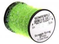 Semperfli Straggle String Micro Chenille 6m / 6.5 yards (approx) - SF7250 Fluoro Green Rhyacophilla BESTEN KUNSTKODER Angelshop
