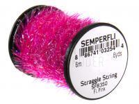 Semperfli Straggle String Micro Chenille 6m / 6.5 yards (approx) - SF8350 Fluoro Pink BESTEN KUNSTKODER Angelshop