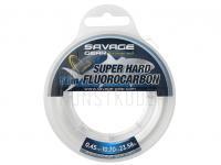 Fluorocarbon Schnüre Savage Gear Super Hard Fluorocarbon Clear 50m 0.68mm 22.40kg 49.38lb BESTEN KUNSTKODER Angelshop