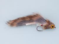 Streamer Grey Zonker Pearl Mylar no. 6 BESTEN KUNSTKODER Angelshop