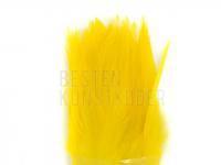 Federn Wapsi Strung Rooster Saddles - yellow/white BESTEN KUNSTKODER Angelshop