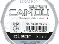 Dragon Monofile Schnüre Super Camou Clear BESTEN KUNSTKODER Angelshop