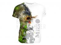 Dragon Breathable T-shirt Megabaits - carp white