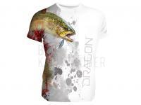 Dragon Breathable T-shirt Dragon - trout white BESTEN KUNSTKODER Angelshop