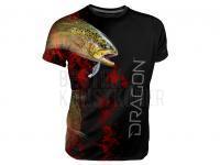 Dragon Breathable T-shirt Dragon - trout black BESTEN KUNSTKODER Angelshop
