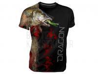 Breathable T-shirt Dragon - zander black M BESTEN KUNSTKODER Angelshop