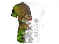 Dragon Breathable T-shirt Megabaits - bream/tench white BESTEN KUNSTKODER Angelshop