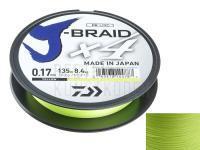 Geflechtschnur Daiwa J-Braid X4 Yellow 270m 0.13mm