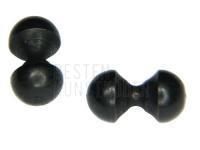 Twin Eyes black - 4mm BESTEN KUNSTKODER Angelshop