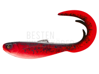 Gummifish Headbanger FireTail v2 17 cm 46 g - Red/Black