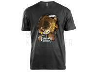T-Shirt Jaxon Nature Carp Black - L BESTEN KUNSTKODER Angelshop