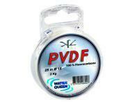 Fluorocarbon Schnüre WaterQueen PVDF Fluorocarbon 25m 0.225mm BESTEN KUNSTKODER Angelshop