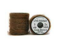 Uni Mohair Golden Brown BESTEN KUNSTKODER Angelshop