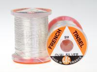 UTC French Tinsel Small Oval Silver BESTEN KUNSTKODER Angelshop