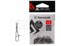 Mikado Tönnchenwirbel mit Spinnkarabiner #2 - Black Nickel