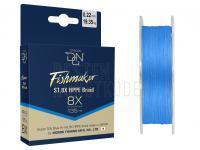 Geflochtene Schnüre Dragon Fishmaker ST.8X HPPE Blue Hi-Vis 135m 0.08mm BESTEN KUNSTKODER Angelshop