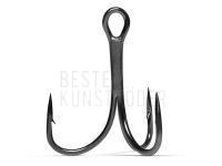 Drillingshaken VMC 7552 BN - 75 SERIES Light Inline Treble | Black Nickel | 8 pcs | #14 BESTEN KUNSTKODER Angelshop