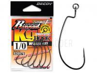 Haken Decoy Ringed Kg Hook Worm417 NS Black - #3/0 BESTEN KUNSTKODER Angelshop