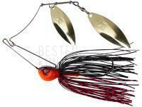 Köder Mustad Arm Lock Spinnerbait 28g - Black Orange BESTEN KUNSTKODER Angelshop