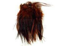 Wapsi Strung Rooster Saddles Long 047 - Natural Dyed Brown BESTEN KUNSTKODER Angelshop