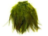 Wapsi Strung Rooster Saddles Long 089 - Natural Olive BESTEN KUNSTKODER Angelshop